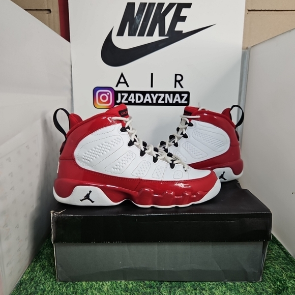 Nike Air Jordan 9 IX BG Retro Gym Red 302359-160  US Size 6.5Y (8 Wmns) CLEAN!!! - Picture 12 of 16